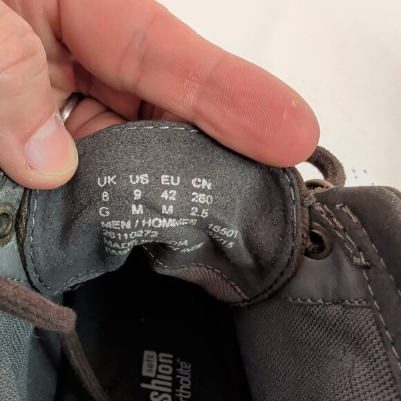 Clarks Collection Men's Darian Heath Dark Brown Suede Leather Lace-Up Boots - Picture 7 of 8